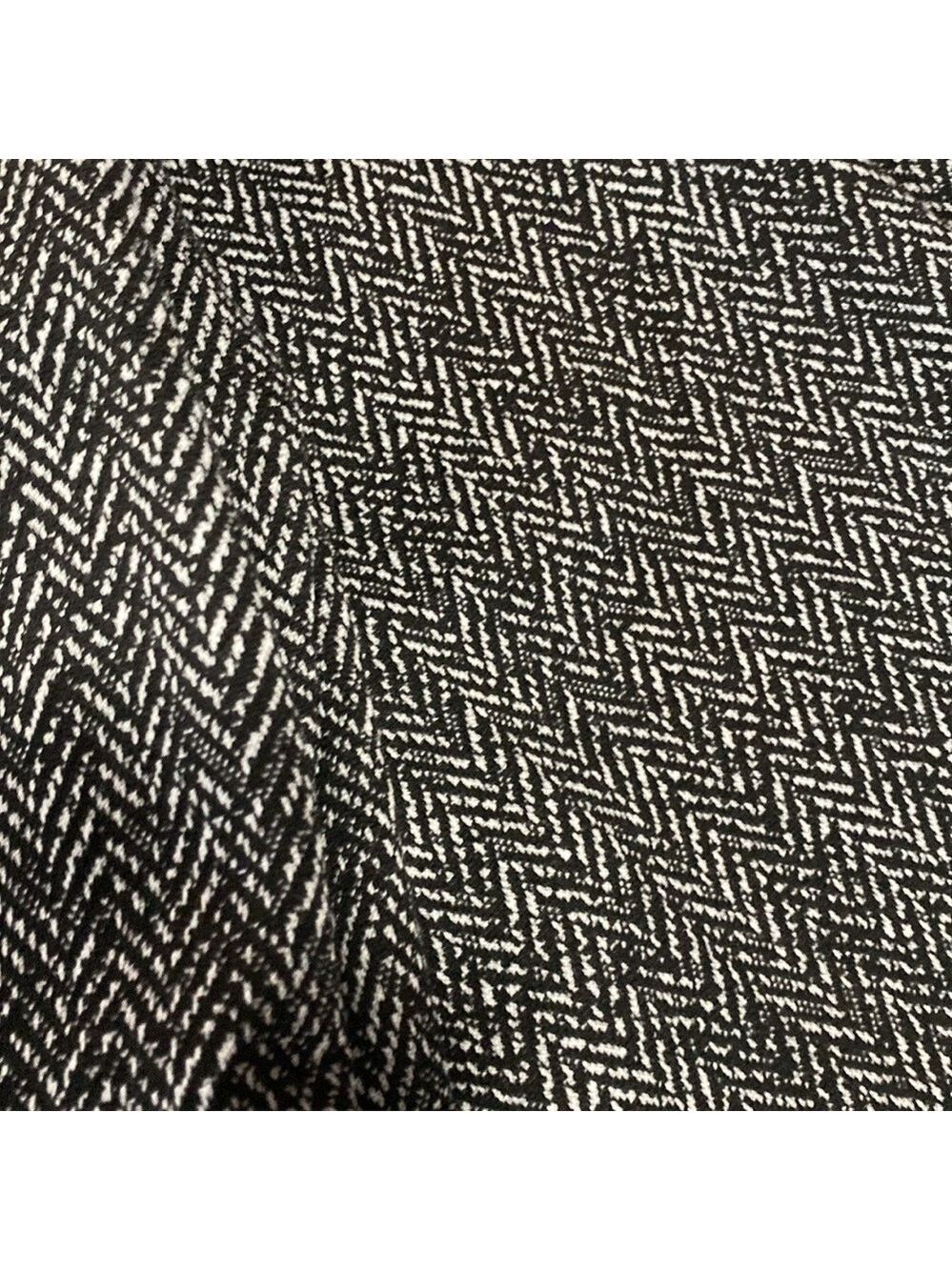 ZARA STRAIGHT LEG HERRINGBONE PANTS
WHITE BLACK SZ L - Picture 12 of 13